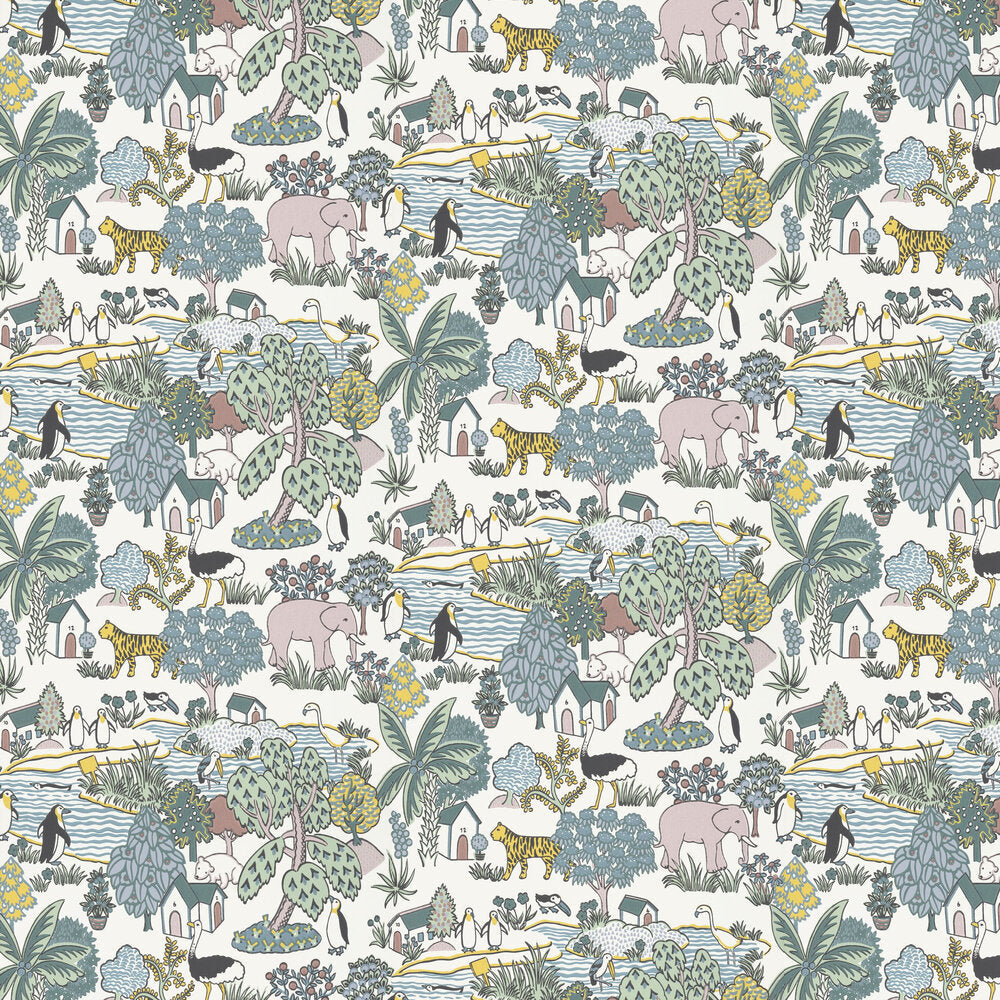 0231ANFLORE - Animal Kingdom Wallpaper - Florence - Little Greene