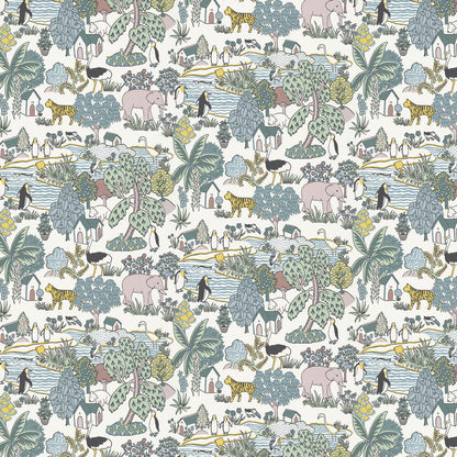 0231ANFLORE - Animal Kingdom Wallpaper - Florence - Little Greene