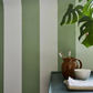 0231BSPEAGR - Broad Stripe Wallpaper - Pea Green - Little Greene