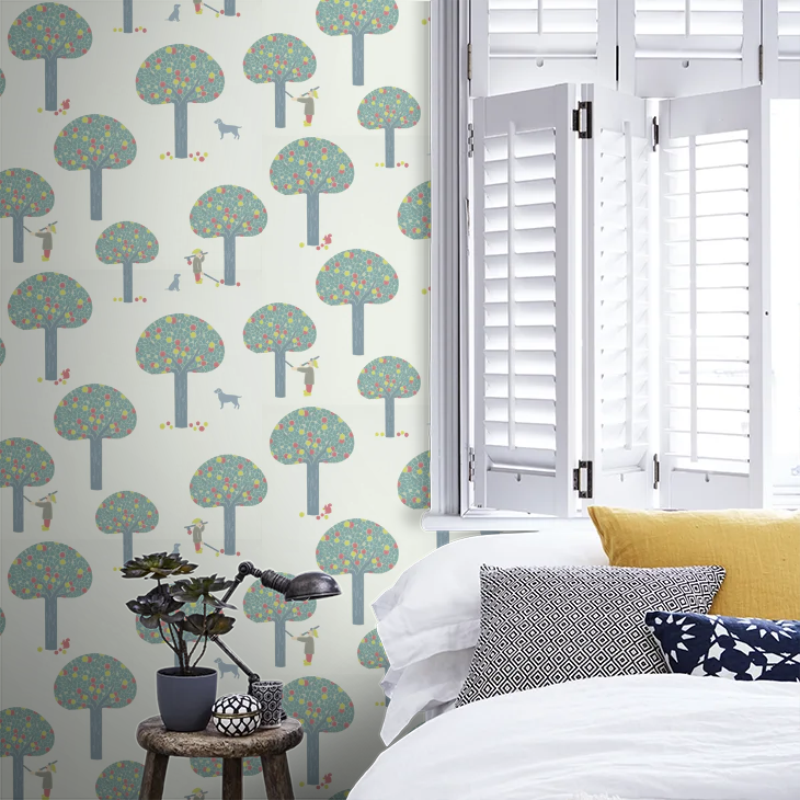 0231RODELIC - Rodney Street Wallpaper - Delicate Blue - Little Greene