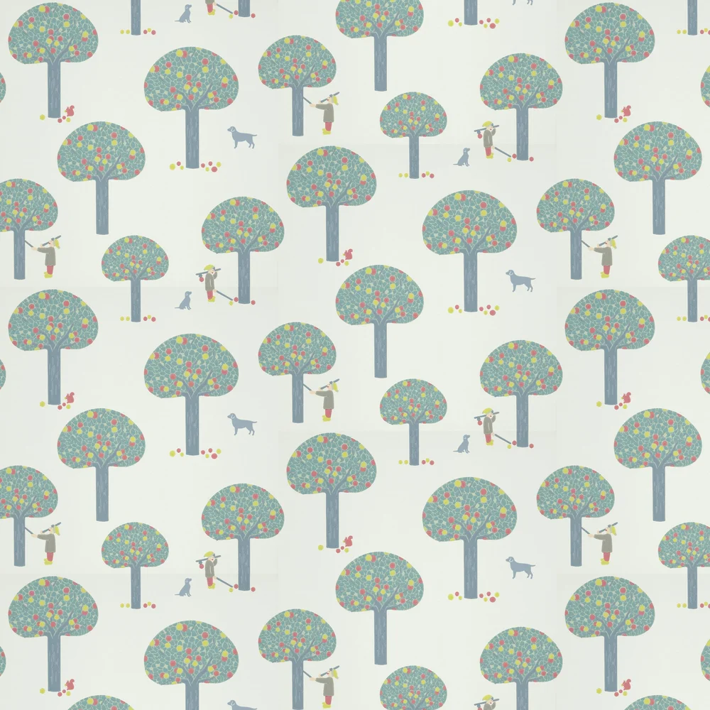 0231RODELIC - Rodney Street Wallpaper - Delicate Blue - Little Greene