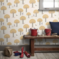 0231ROLIGH6 - Rodney Street Wallpaper - Light Gold - Little Greene