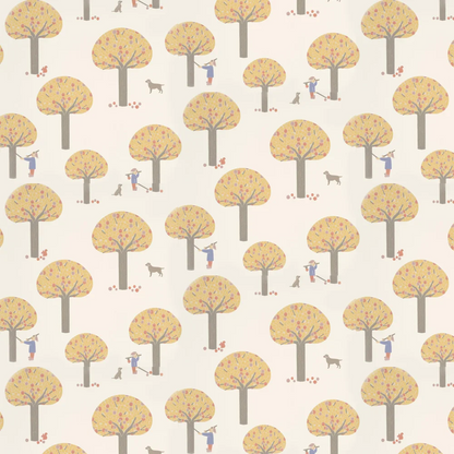 0231ROLIGH6 - Rodney Street Wallpaper - Light Gold - Little Greene