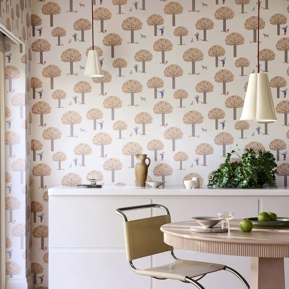 0231ROMASQU - Rodney Street Wallpaper - Masquerade - Little Greene