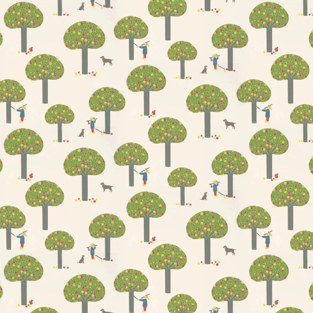 0231ROSAGEA - Rodney Street Wallpaper - Sage & Onions - Little Greene