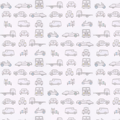 0231RTFRENC - Road Trip Wallpaper - French Grey - Little Greene