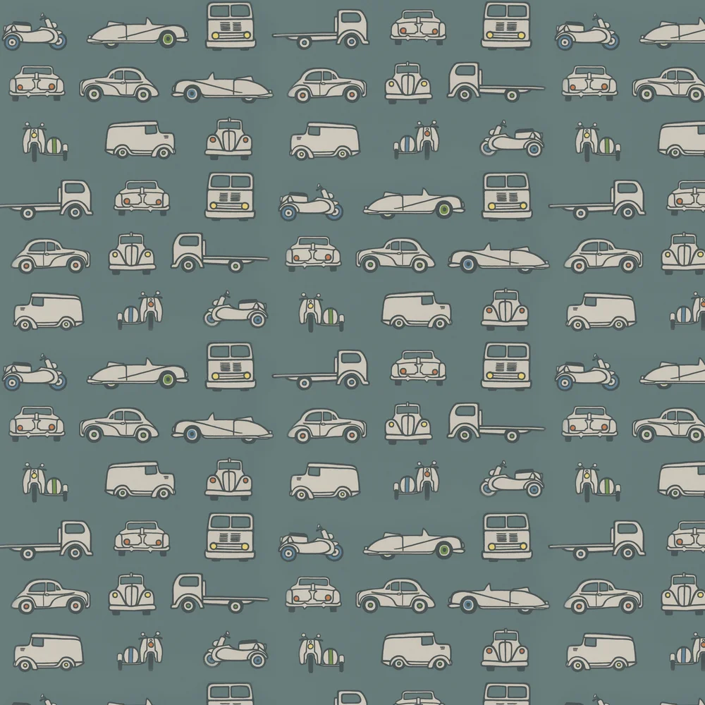 0231RTPLEAT - Road Trip Wallpaper - Pleat - Little Greene