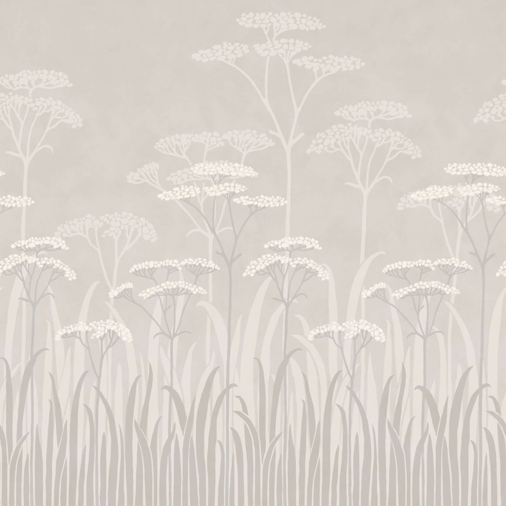 0245ACBRUME - Achillea Wallpaper Mural - Brume - Little Greene