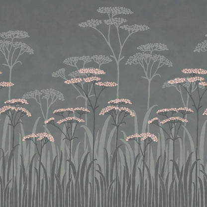 0245ACTWILI - Achillea Wallpaper Mural - Twilight - Little Greene