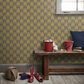 0245CLCORIN - Clutterbuck Wallpaper - Corinthian Gold - Little Greene