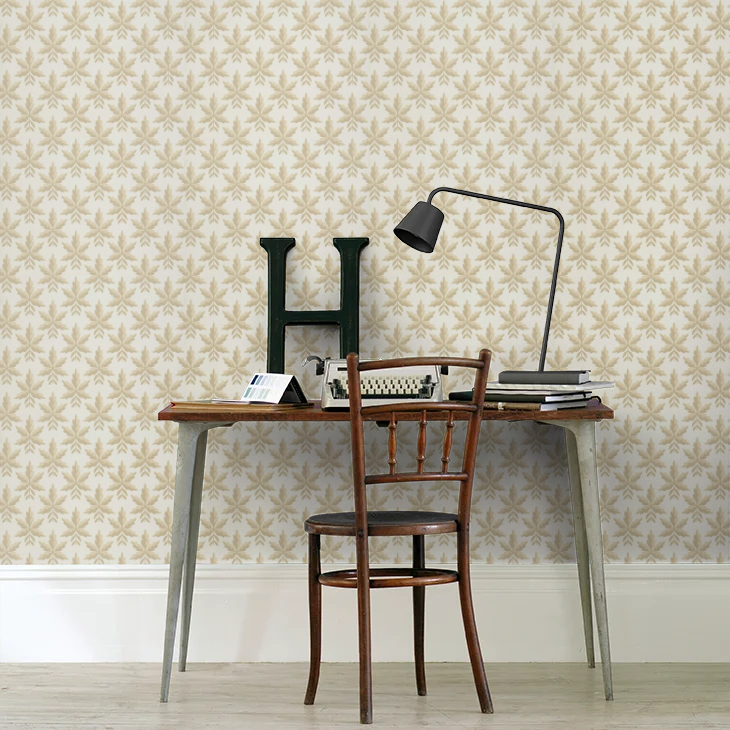 0245CLHESSI - Clutterbuck Wallpaper - Hessian - Little Greene