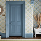 0245HEBLUEP - Hencroft Wallpaper - Blue Primula - Little Greene