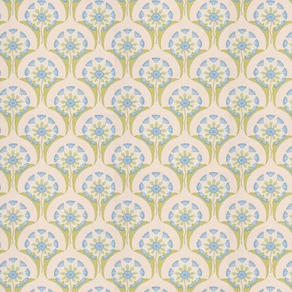 0245HEBLUEP - Hencroft Wallpaper - Blue Primula - Little Greene