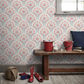 0245HEBONEC - Hencroft Wallpaper - Bone China - Little Greene
