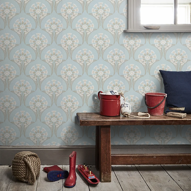0245HECELES - Hencroft Wallpaper - Celestial - Little Greene