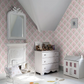 0245HEPINKP - Hencroft Wallpaper - Pink Primula - Little Greene
