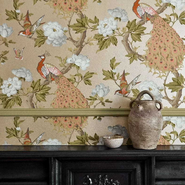 0245PAGINAZ - Pavona Wallpaper - Gina - Little Greene