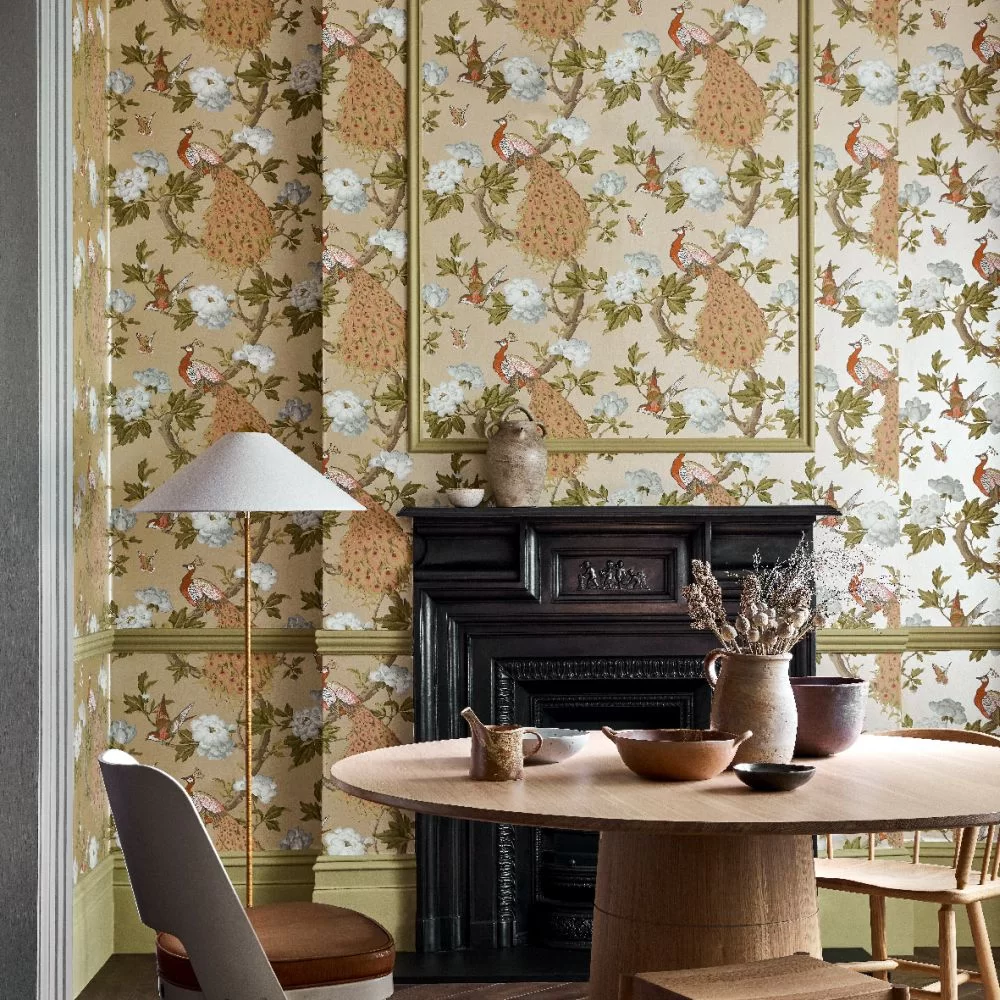 0245PAGINAZ - Pavona Wallpaper - Gina - Little Greene