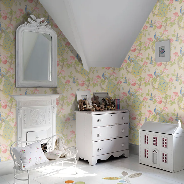 0245PAHAZEL - Pavona Wallpaper - Hazel - Little Greene