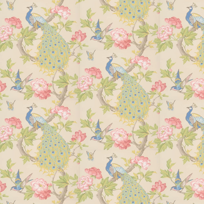0245PAHAZEL - Pavona Wallpaper - Hazel - Little Greene