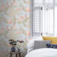 0245PAPEARL - Pavona Wallpaper - Pearl - Little Greene