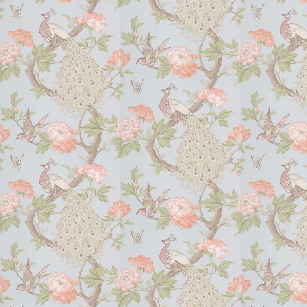 0245PAPEARL - Pavona Wallpaper - Pearl - Little Greene