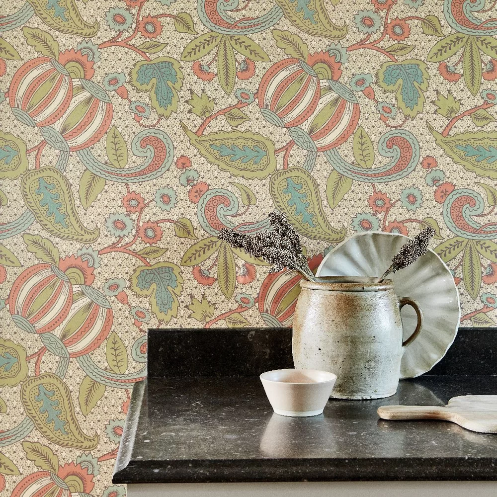 0245POBAZAA - Pomegranate Wallpaper - Bazaar - Little Greene