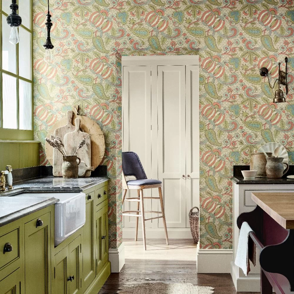 0245POBAZAA - Pomegranate Wallpaper - Bazaar - Little Greene
