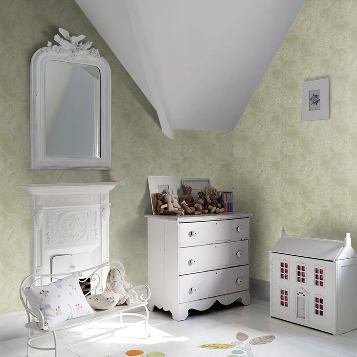 0245POGREEN - Pomegranate Wallpaper - Green Scale - Little Greene