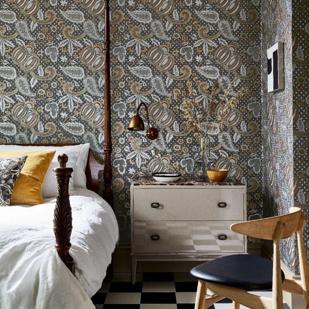 0245POPROPH - Pomegranate Wallpaper - Prophet - Little Greene