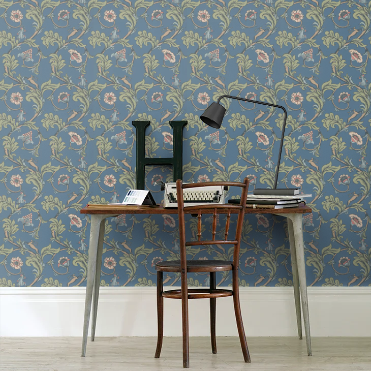 0245STJUNIP - Stag Trail Wallpaper - Juniper - Little Greene