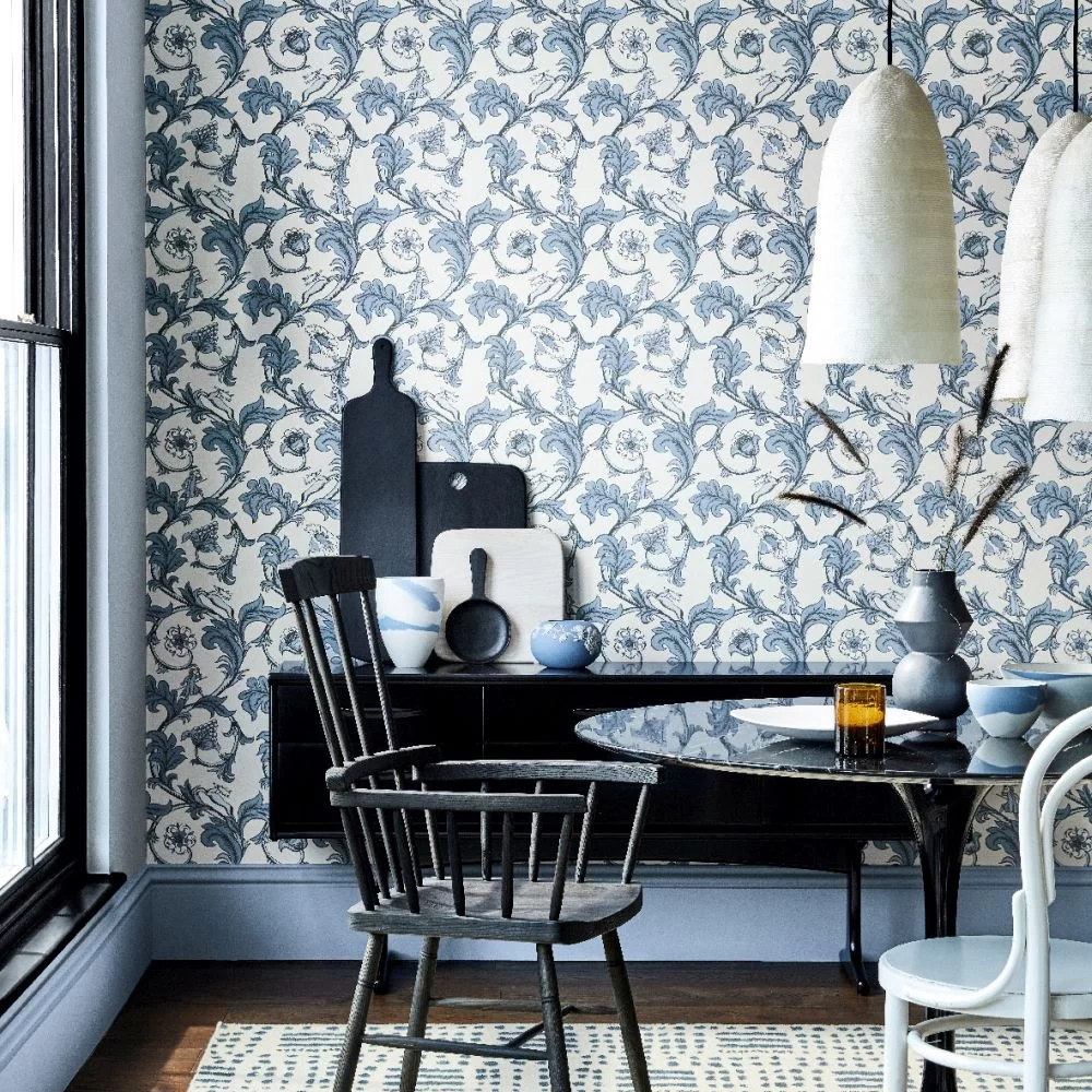 0245STSKYZZ - Stag Trail Wallpaper - Sky - Little Greene