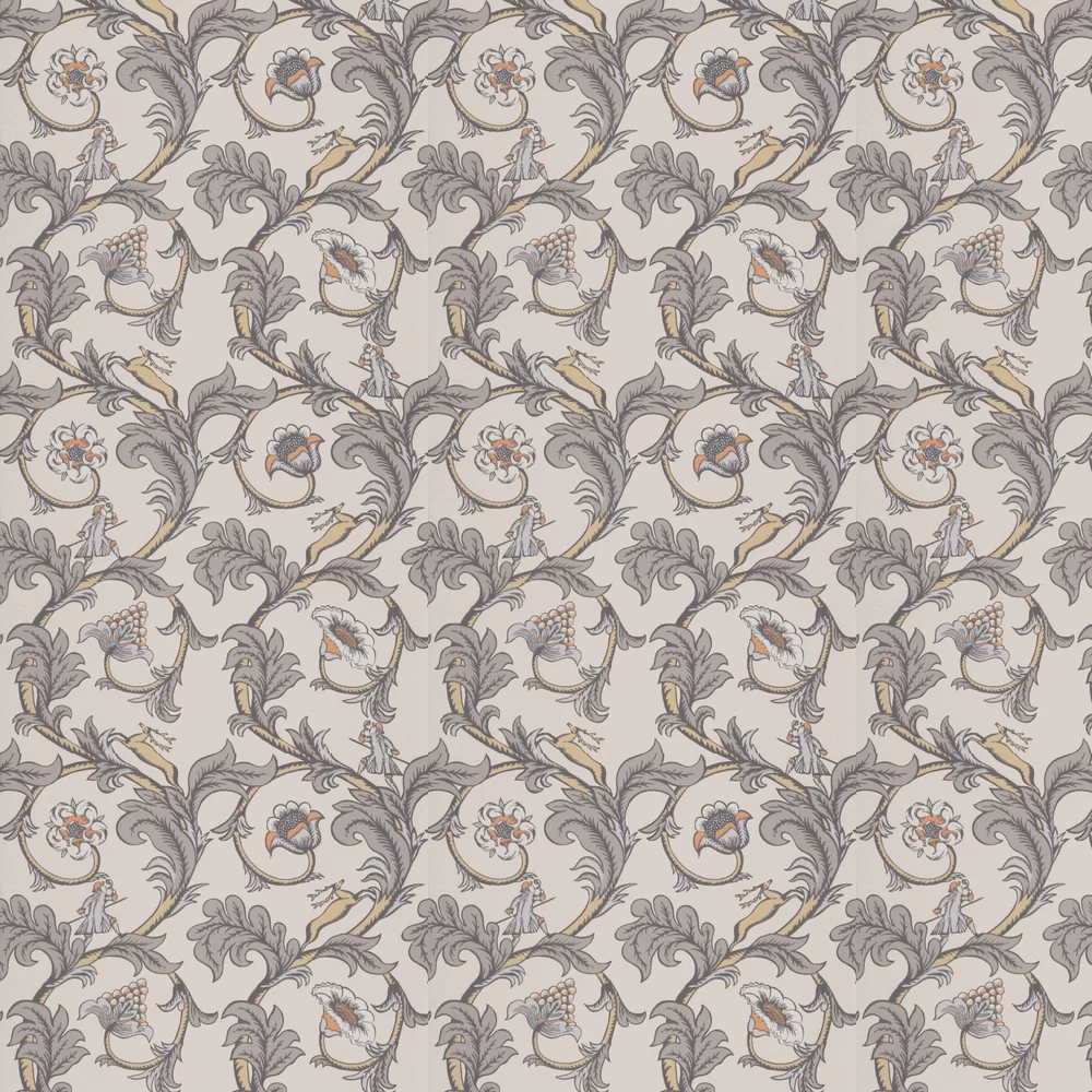 0245STSTERL - Stag Trail Wallpaper - Sterling - Little Greene