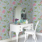 0247CHBLUEL - China Rose Wallpaper - China Blue - Little Greene