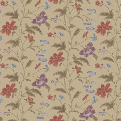 0247CHBRONZ - China Rose Wallpaper - Bronze - Little Greene