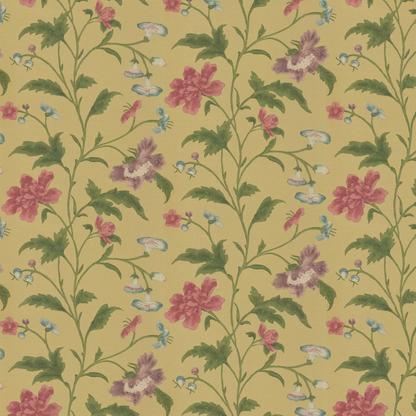 0247CHEMERA - China Rose Wallpaper - Yellow Gold - Little Greene
