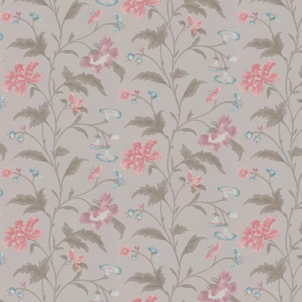 0247CHFRENC - China Rose Wallpaper - French Grey - Little Greene