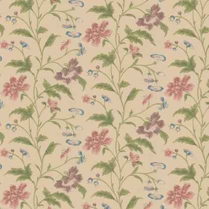 0247CHSAGEZ - China Rose Wallpaper - Cream - Little Greene