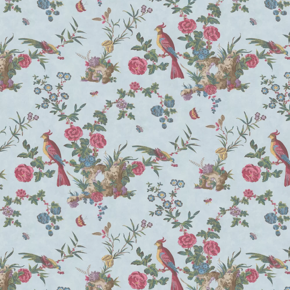 0247DAAZURE - Darwin Wallpaper - Azure Blue - Little Greene