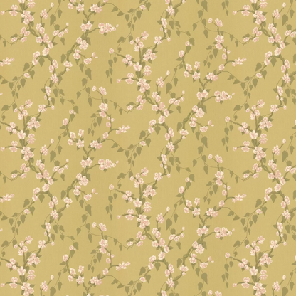 0247SAYELLO - Sakura Wallpaper - Yellow - Little Greene