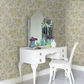 0247STHIGHL - Stitch Wallpaper - Green - Little Greene