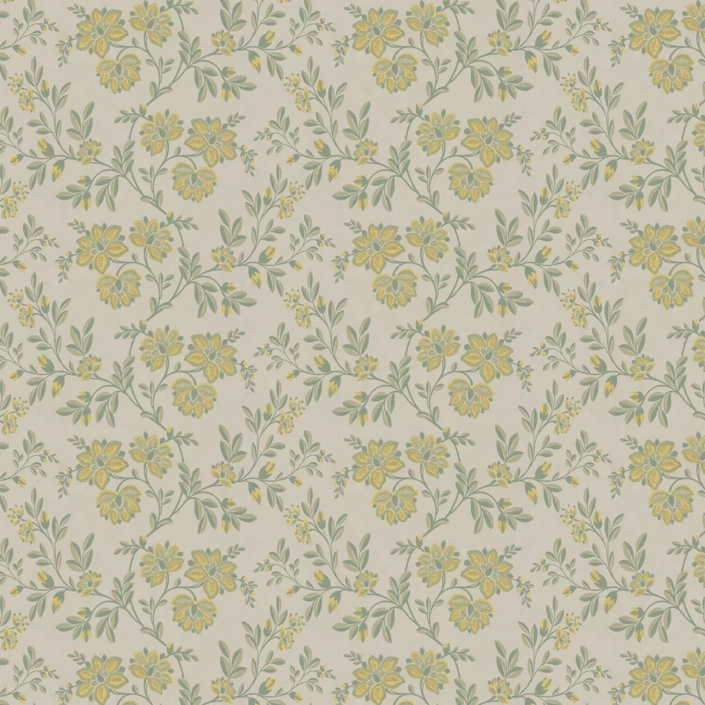 0247STHIGHL - Stitch Wallpaper - Green - Little Greene