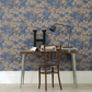 0247VIBLEUZ - Vine Wallpaper - Blue - Little Greene