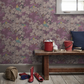 0247VIROUGE - Vine Wallpaper - Mulberry - Little Greene