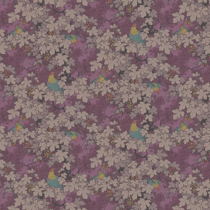 0247VIROUGE - Vine Wallpaper - Mulberry - Little Greene