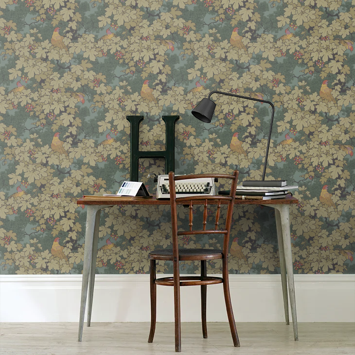 0247VIVERDE - Vine Wallpaper - Green - Little Greene