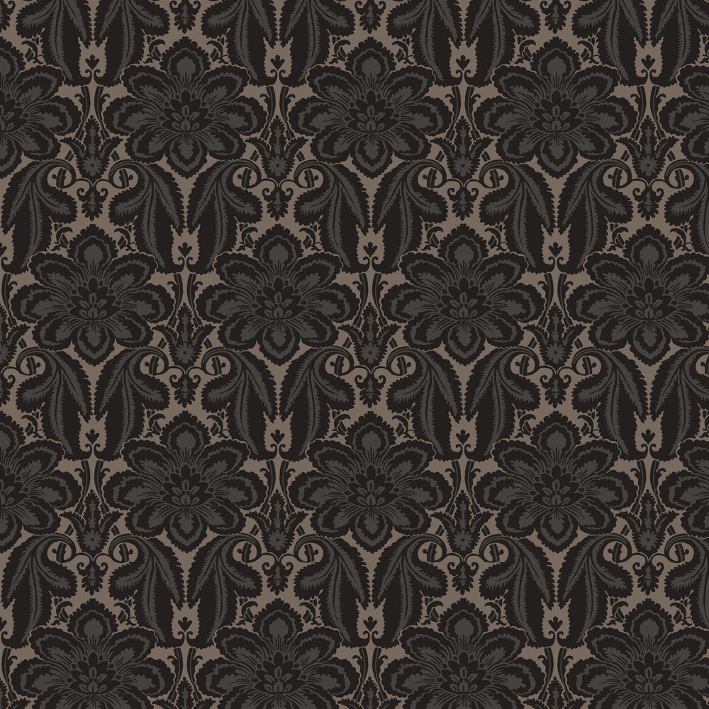 0251ALCHARC - Albemarle St Wallpaper - Charcoal - Little Greene