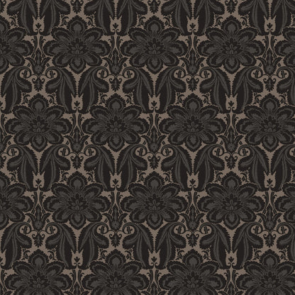 0251ALCHARC - Albemarle St Wallpaper - Charcoal - Little Greene