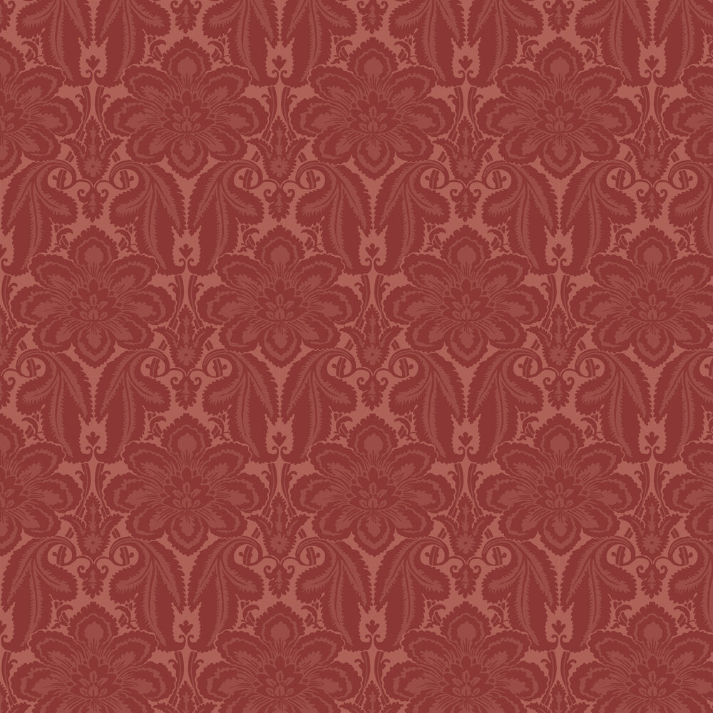 0251ALFLAME - Albemarle St Wallpaper - Flame Red - Little Greene