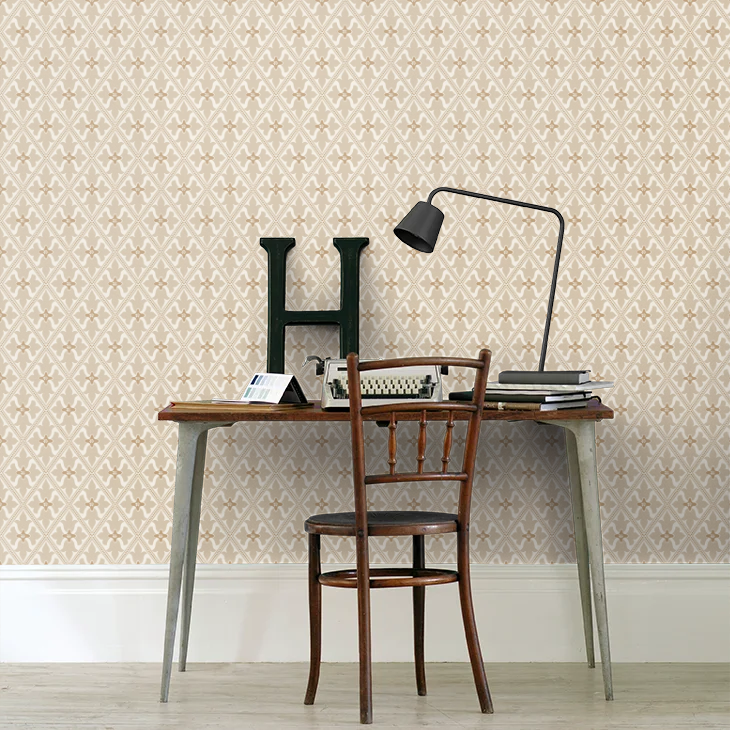 0251BAMETEO - Bayham Abbey Wallpaper - Meteor - Little Greene